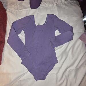 Bloch Lavender Kids Long Sleeve Bodysuit